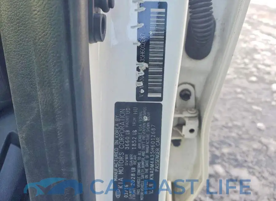 KNADM4A35H6012687# 13