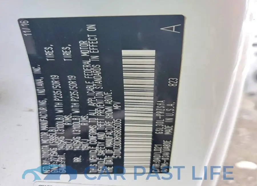 5TDXZ3DC8HS805005# 13