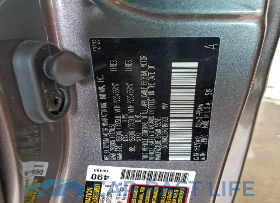 5TDYRKEC6RS187908# 13