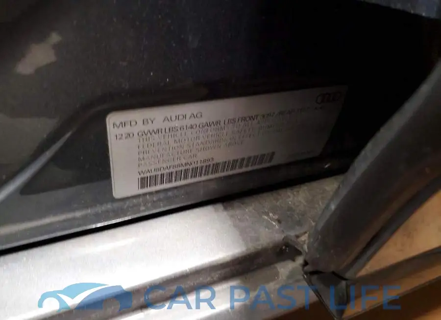 WAU8DAF88MN011893# 13