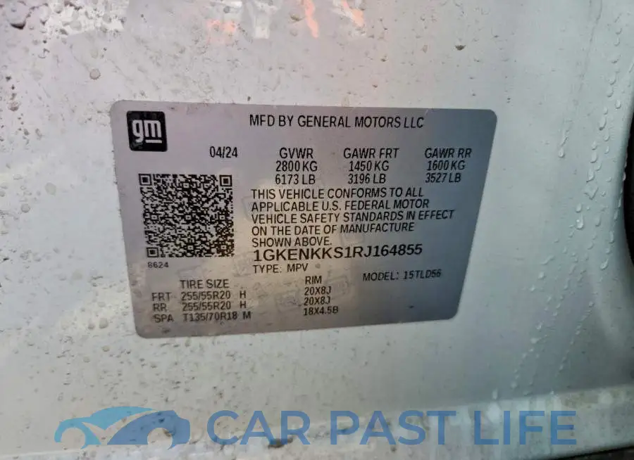 1GKENKKS1RJ164855# 14