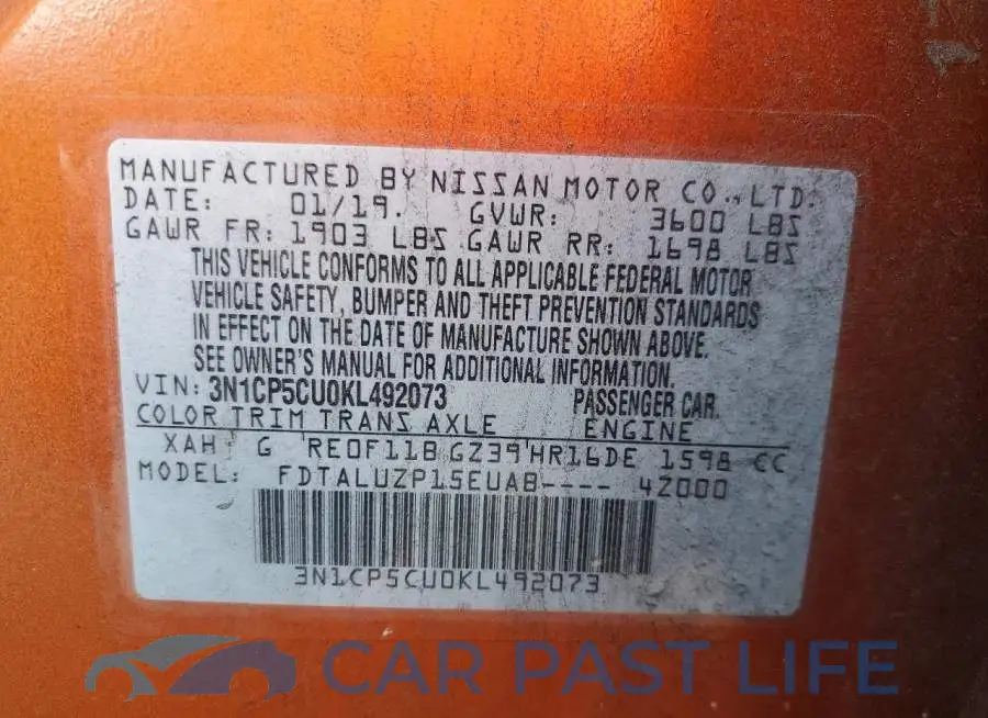 3N1CP5CU0KL492073# 13
