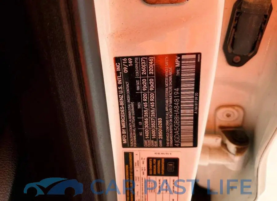 4JGDA5GB8HA848194# 12