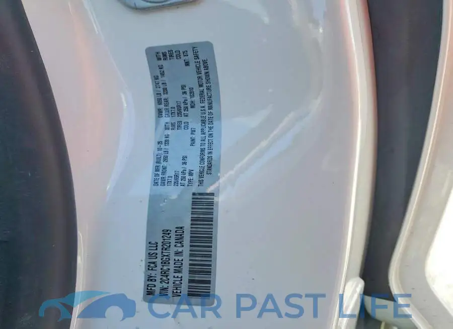 2C4RC1BGXTR201249# 13