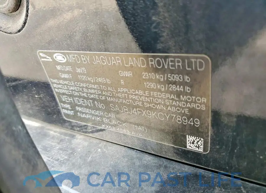 SAJBJ4FX9KCY78949# 12