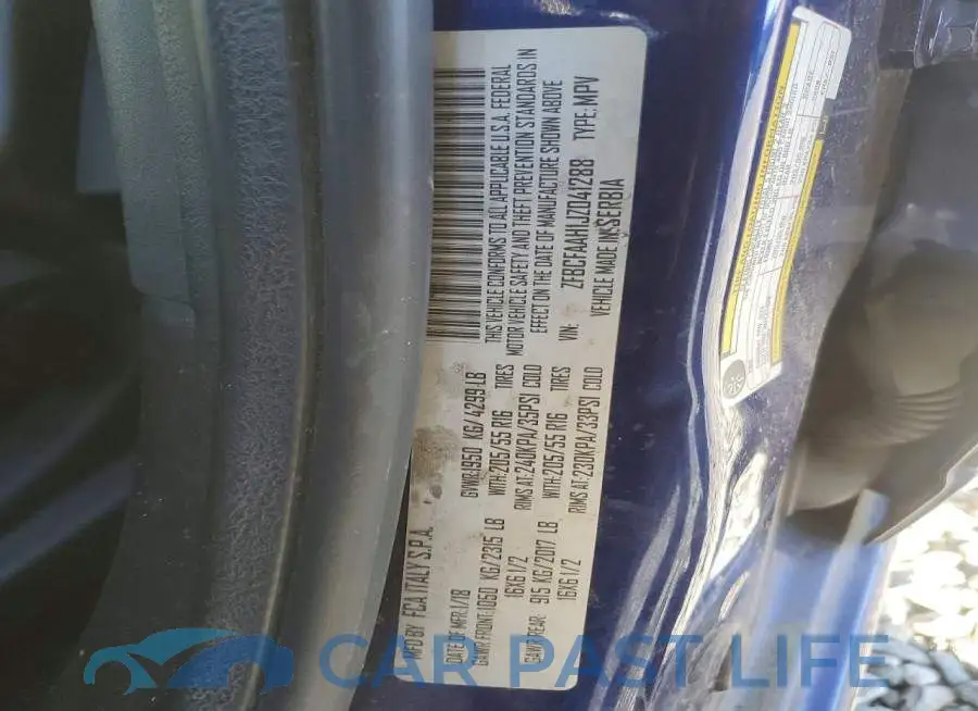 ZFBCFAAH1JZ041288# 12