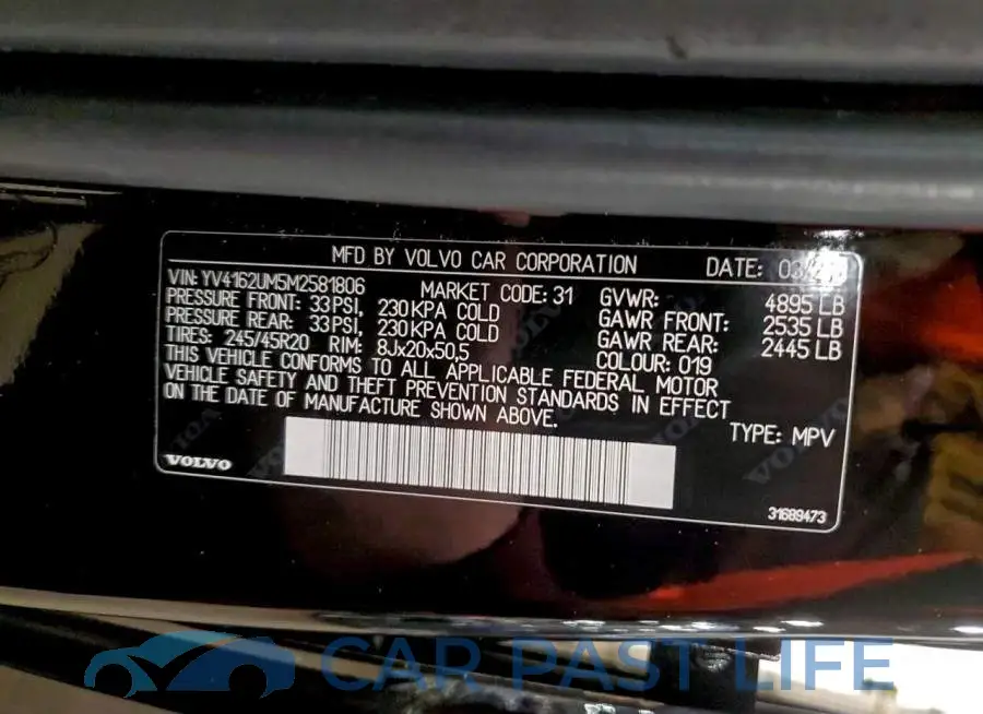 YV4162UM5M2581806# 13