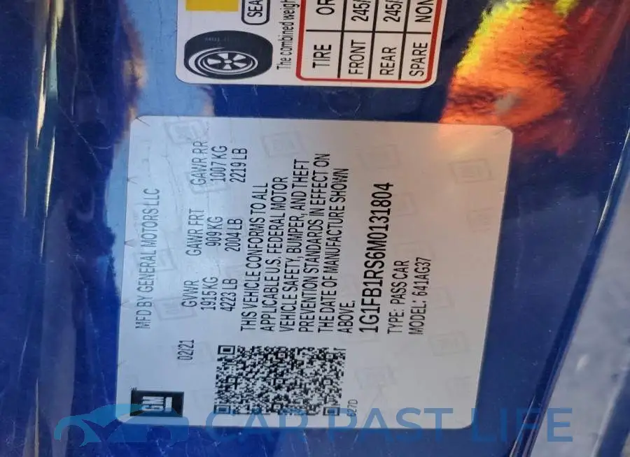 1G1FB1RS6M0131804# 13