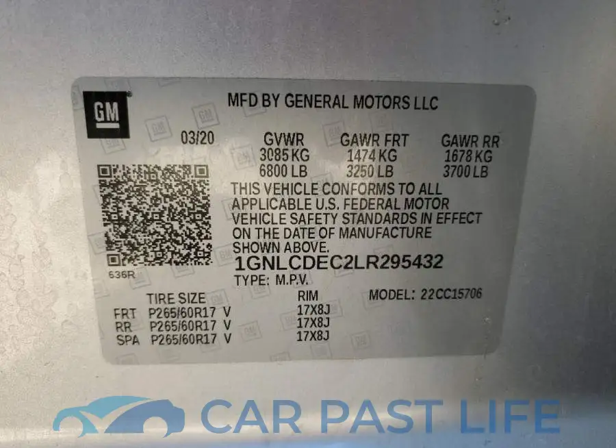 1GNLCDEC2LR295432# 13