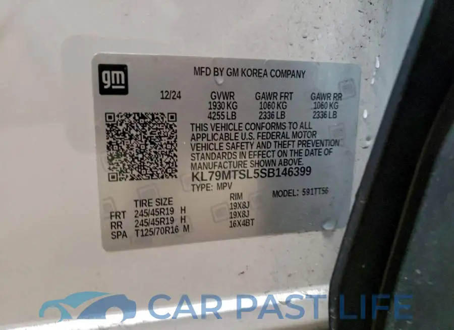 KL79MTSL5SB146399# 12