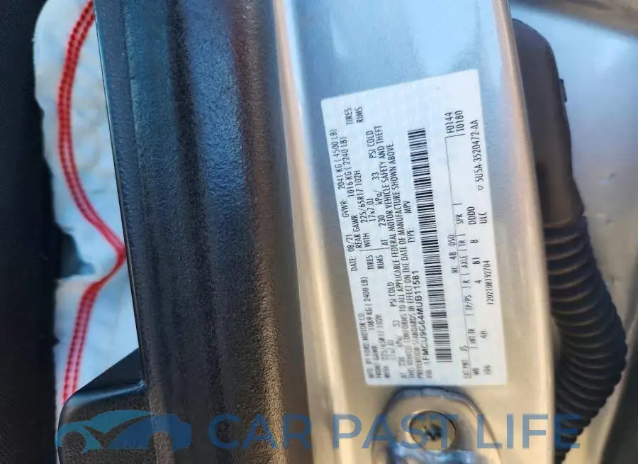 1FMCU9G64MUB11581# 13