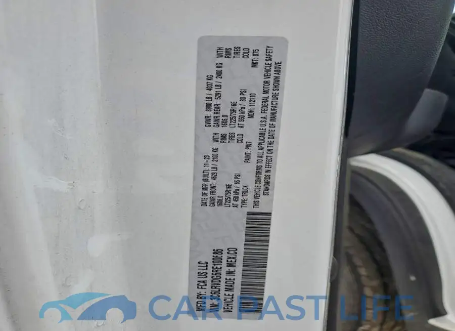 3C6LRVDG6RE100686# 12