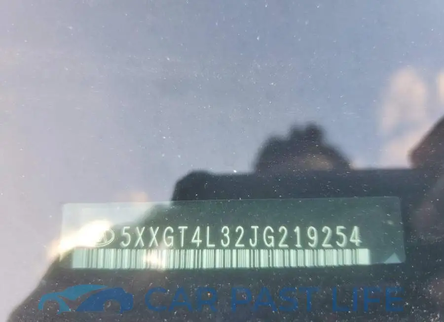 5XXGT4L32JG219254# 12