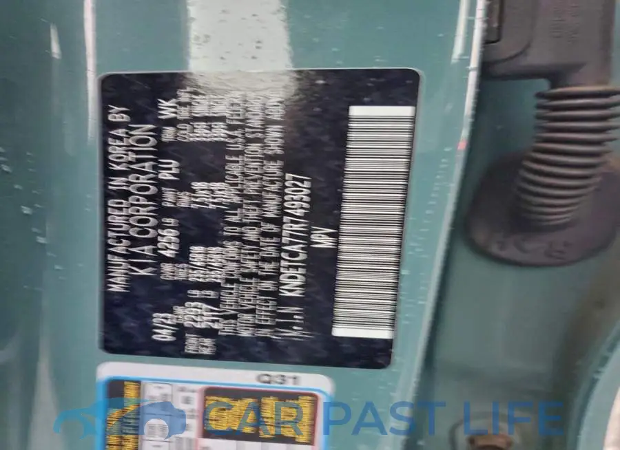 KNDETCA77R7493027# 12
