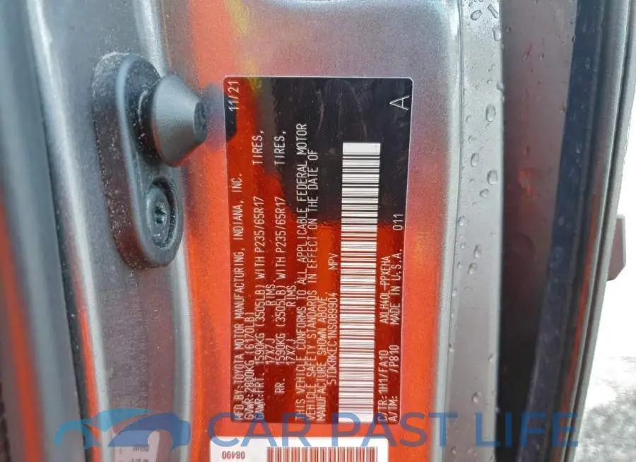 5TDKRKEC1NS089904# 14