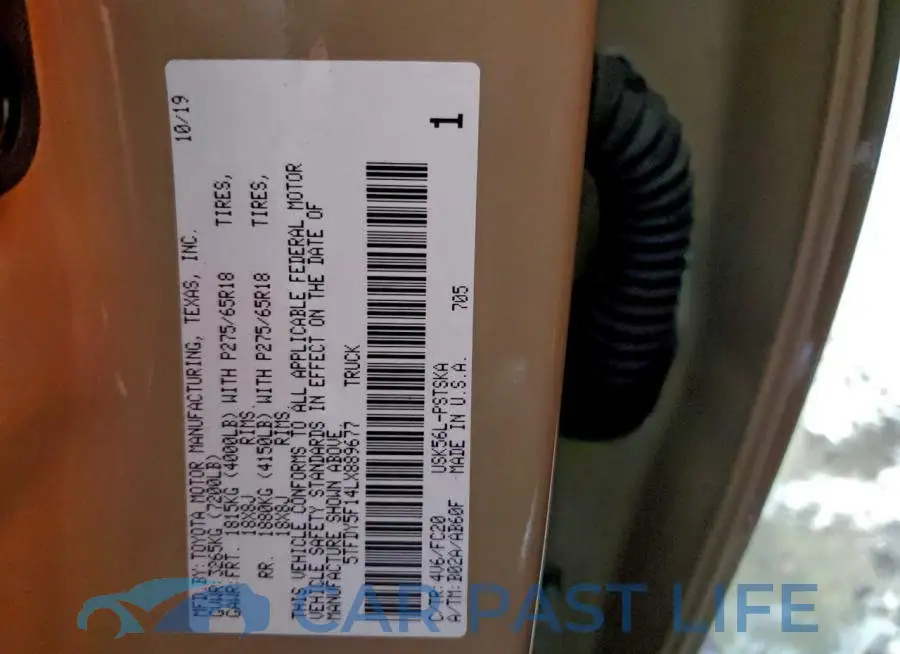 5TFDY5F14LX889677# 12