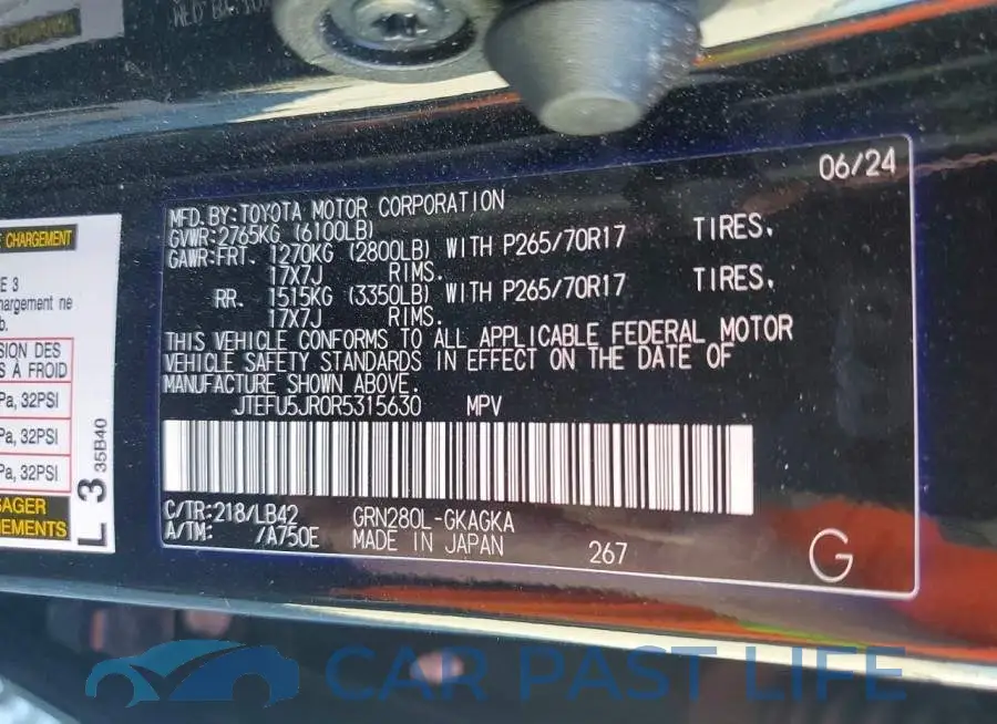 JTEFU5JR0R5315630# 13