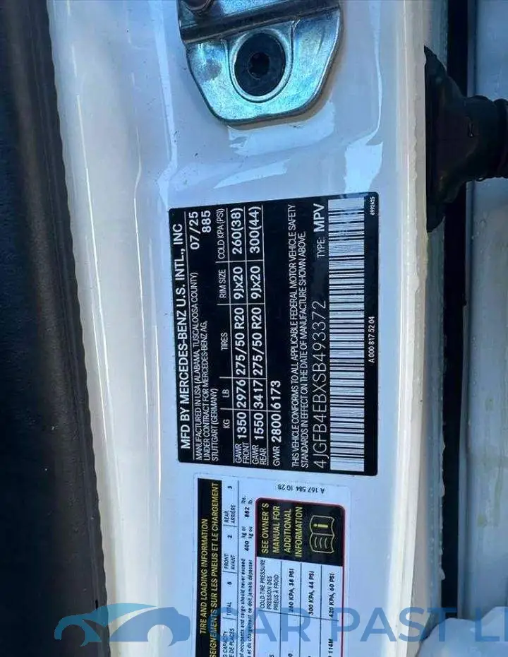 4JGFB4EBXSB493372# 12