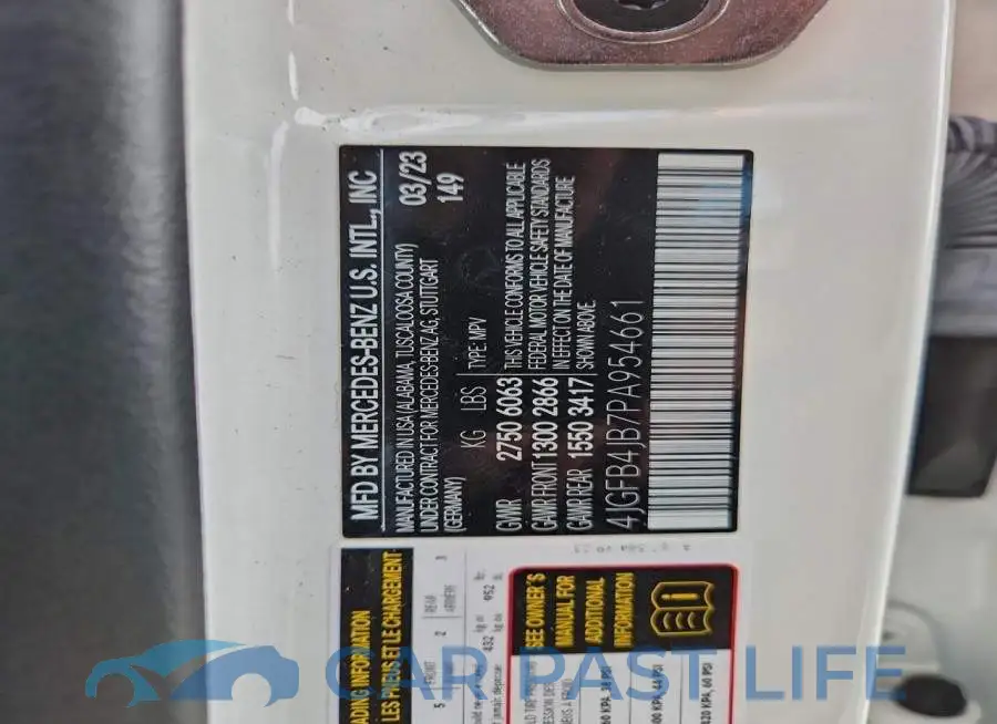 4JGFB4JB7PA954661# 13