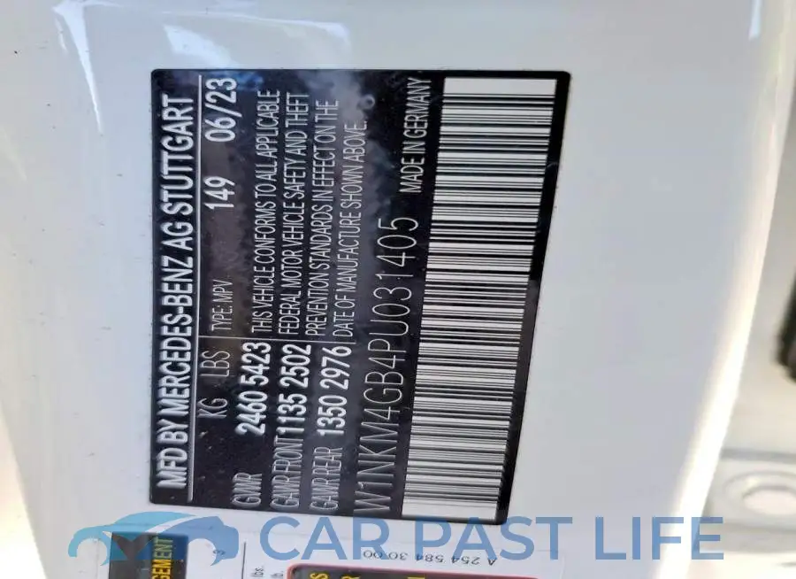W1NKM4GB4PU031405# 13