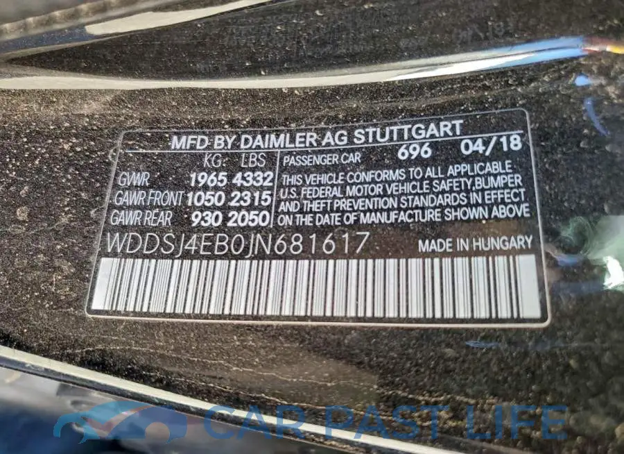 WDDSJ4EB0JN681617# 13