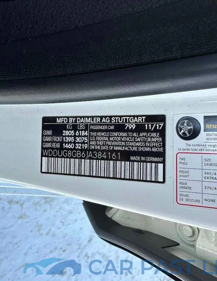WDDUG8GB6JA384161# 9