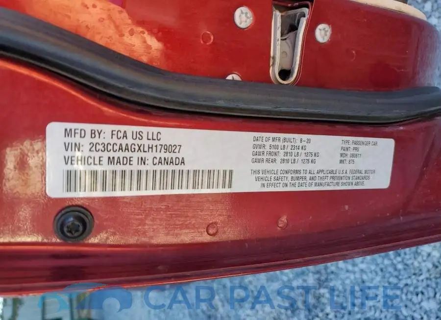 2C3CCAAGXLH179027# 12