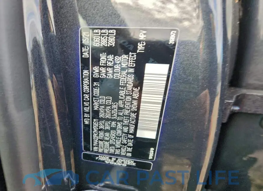 YV4A22PK7M1768511# 13