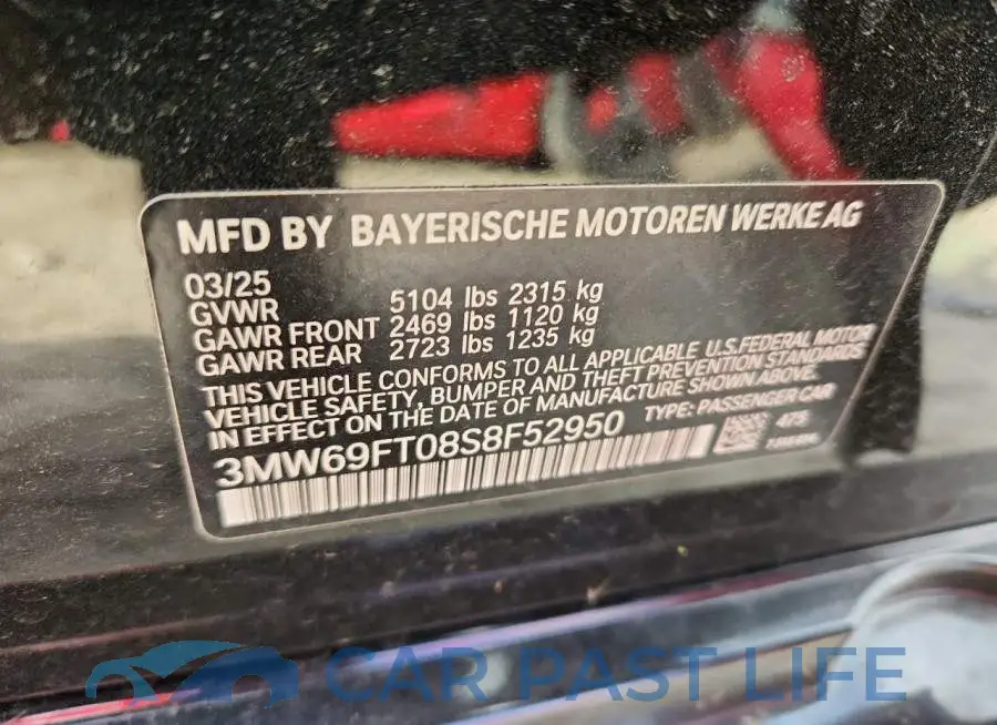 3MW69FT08S8F52950# 12
