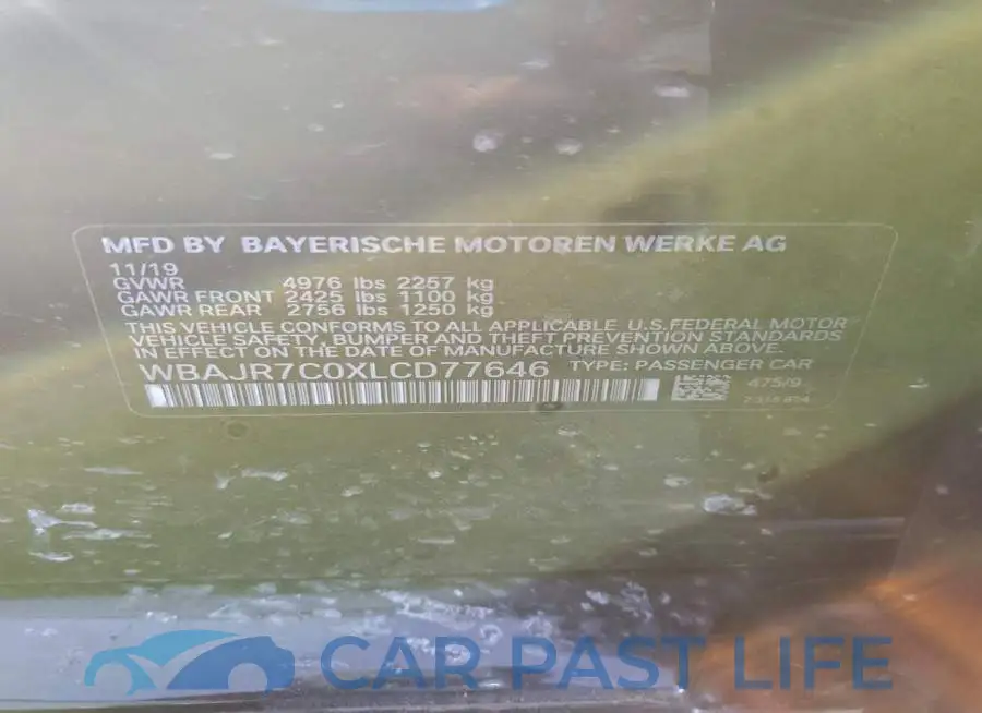 WBAJR7C0XLCD77646# 12