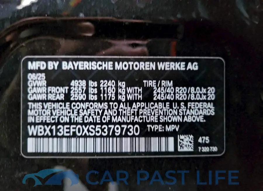 WBX13EF0XS5379730# 8