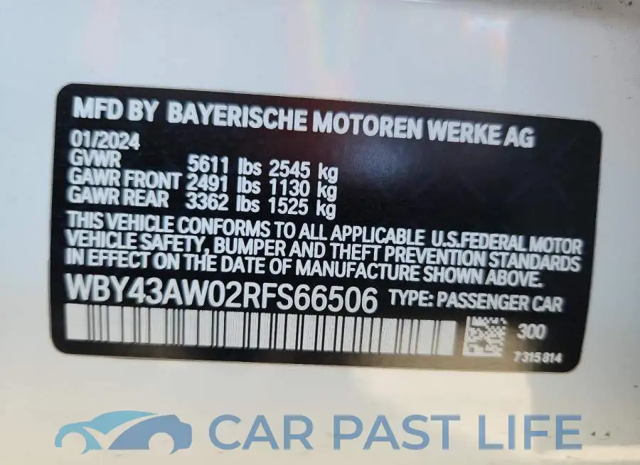 WBY43AW02RFS66506# 13