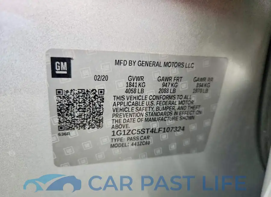 1G1ZC5ST4LF107324# 12