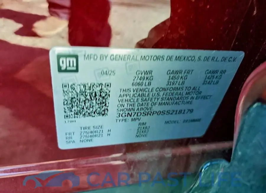 3GN7DSRP0SS218179# 12