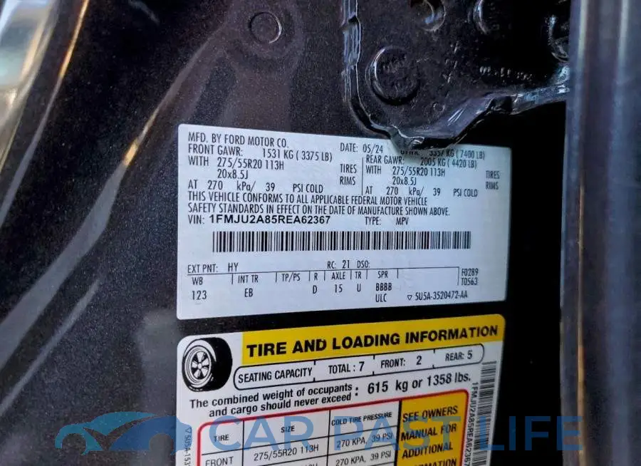 1FMJU2A85REA62367# 14