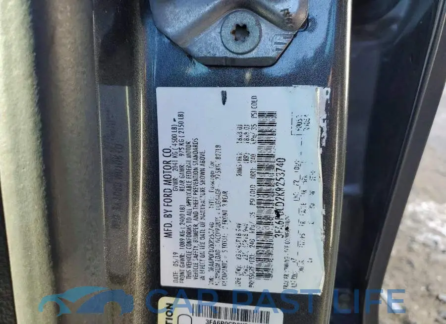 3FA6P0CD2KR253740# 12