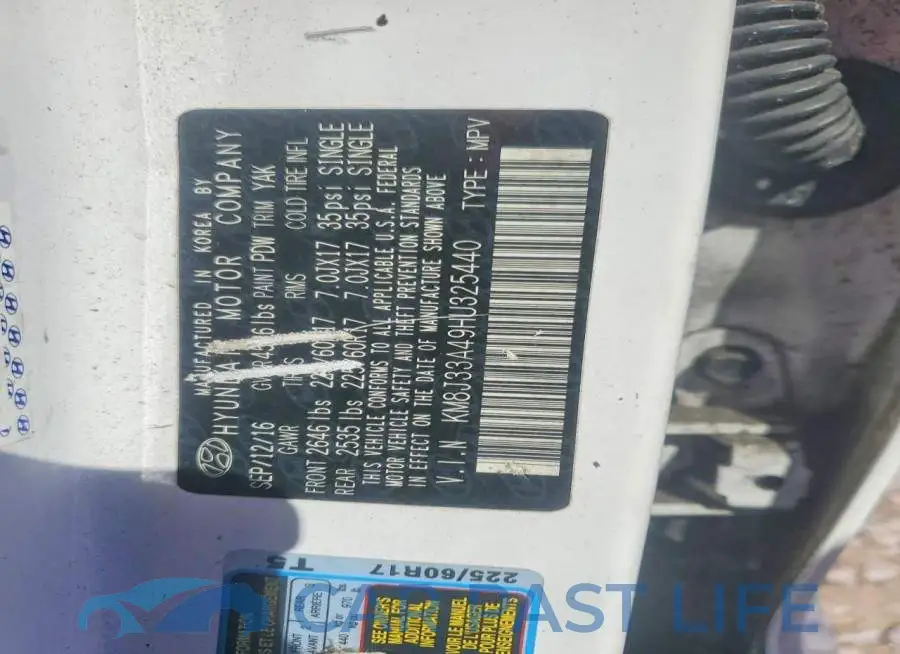 KM8J33A49HU325440# 13
