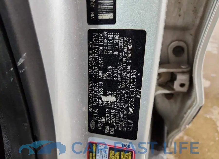 KNDCC3LC1J5130305# 13