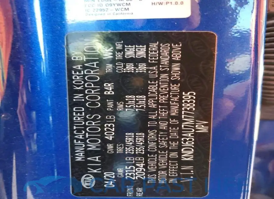 KNDJ63AU7M7738395# 13