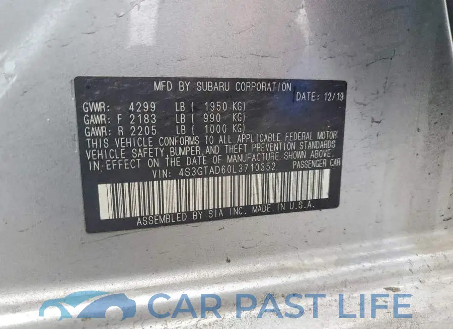 4S3GTAD60L3710352# 12