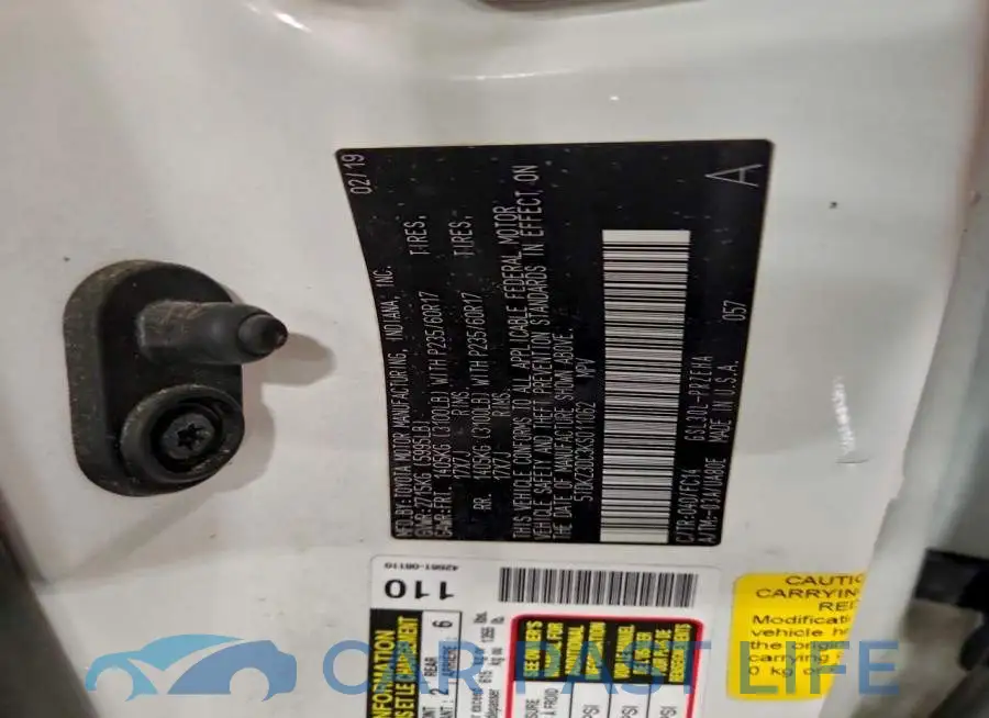 5TDKZ3DC3KS011062# 13