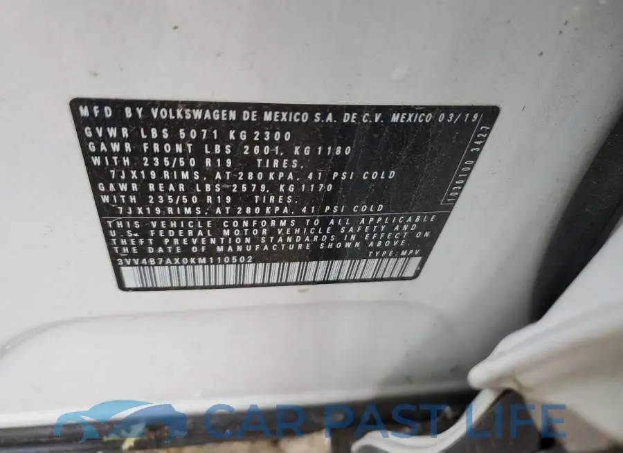 3VV4B7AX0KM110502# 13