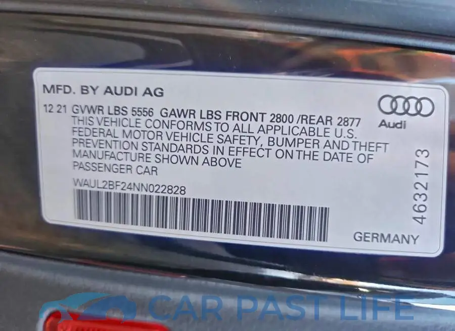 WAUL2BF24NN022828# 13