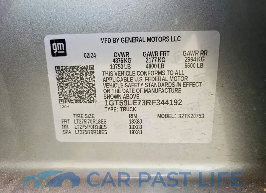 1GT59LE73RF344192# 13