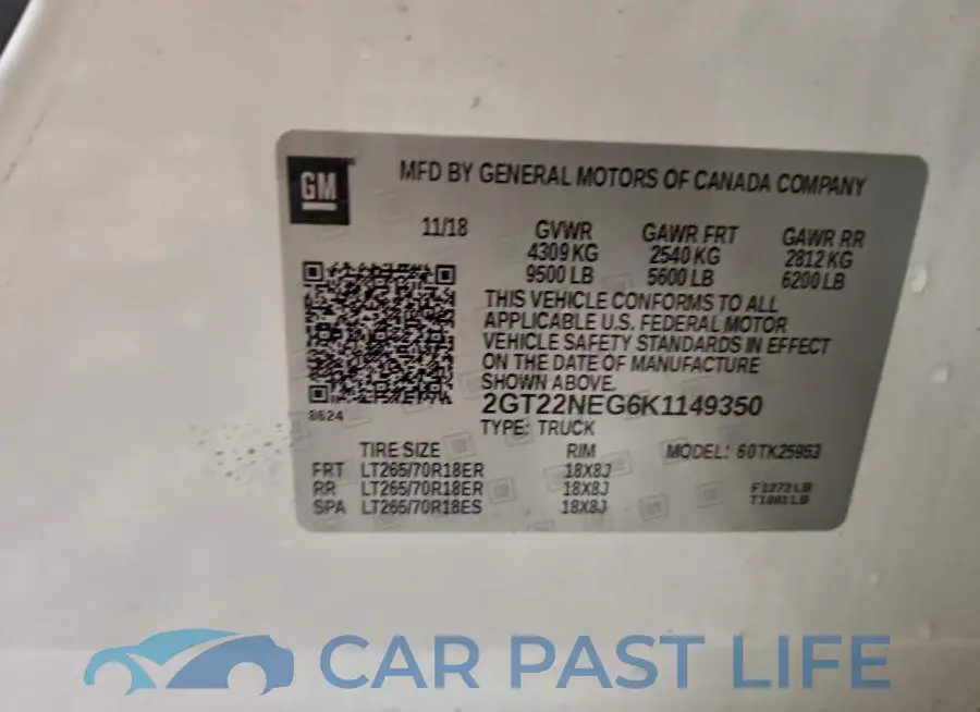 2GT22NEG6K1149350# 12