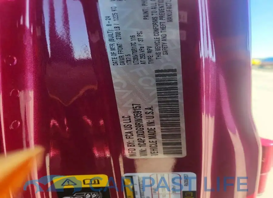 1C4PJXDG9RW359157# 12