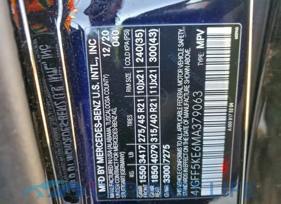 4JGFF5KE6MA379063# 14