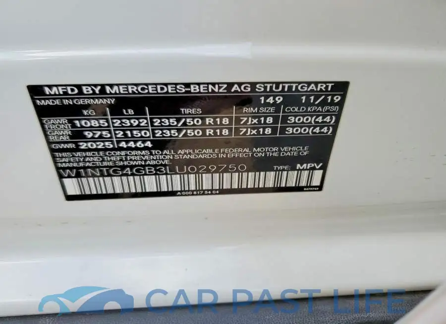 W1NTG4GB3LU029750# 12