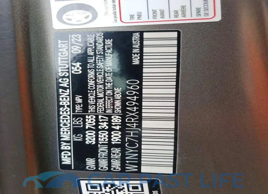 W1NYC7HJ4RX494960# 13
