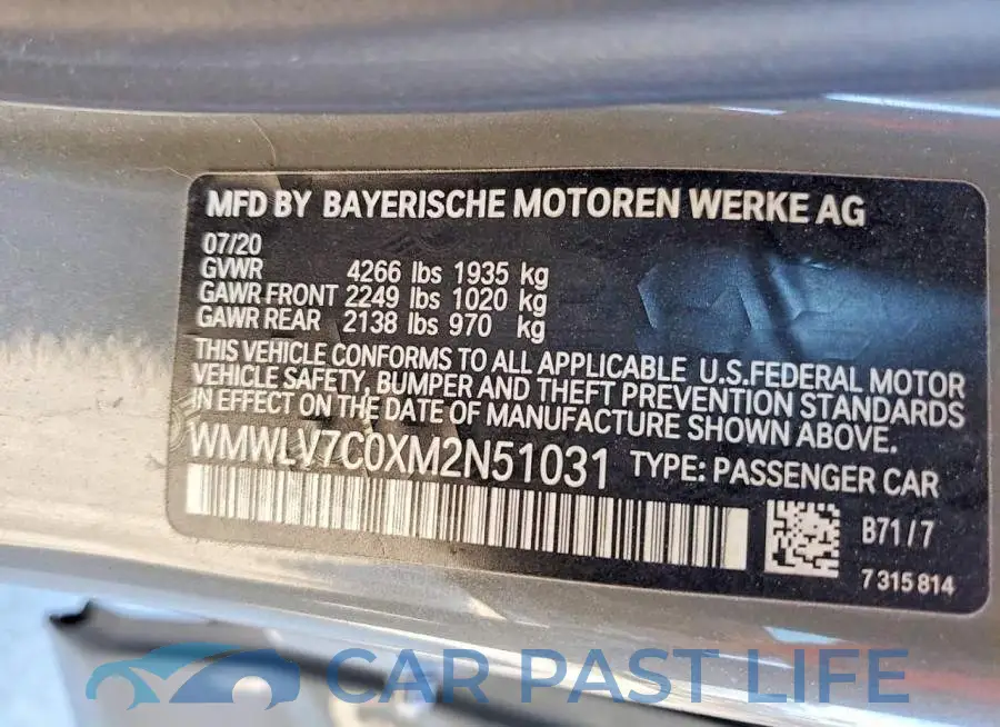 WMWLV7C0XM2N51031# 13
